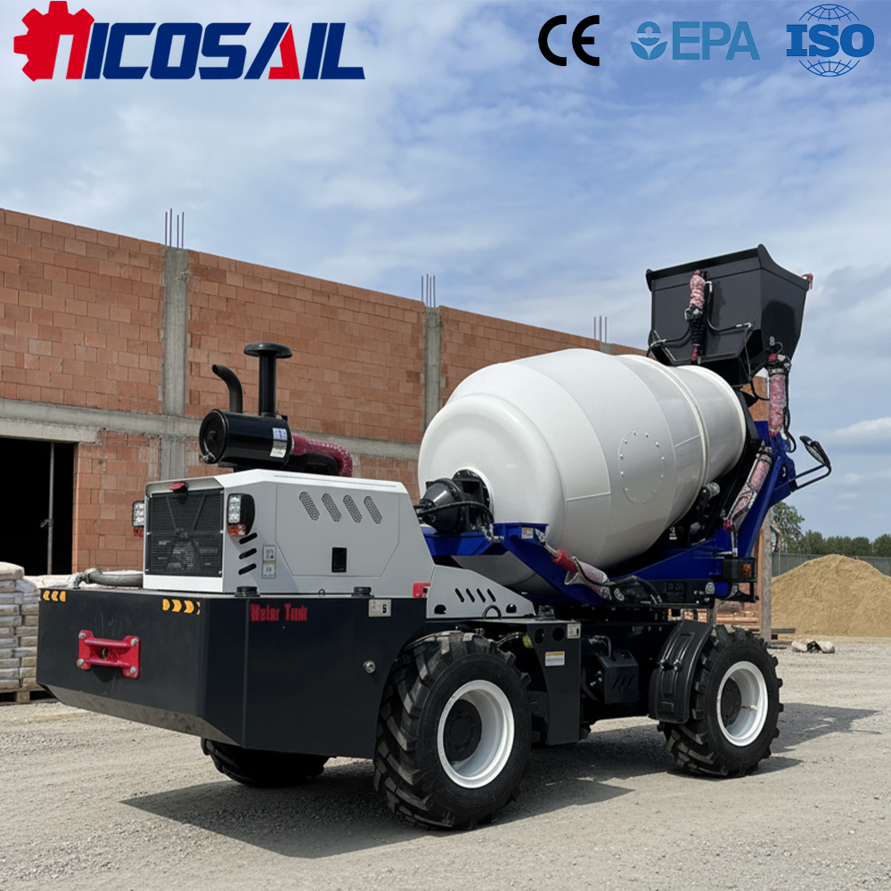 Concrete Mixer Machine - خلاطة خرسانة صغيرة معتمدة من CE،