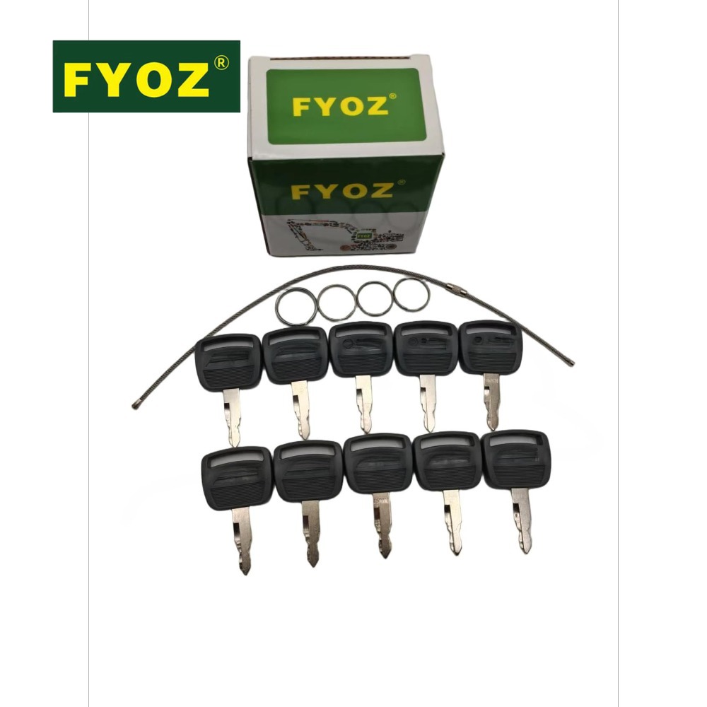 Heavy Equipment Key Set - 10 قطع مفاتيح حفارة S450 لـ