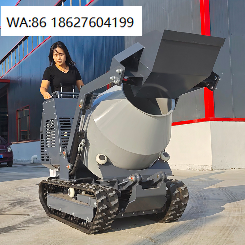 Concrete Mixer Machine - خلاط خرسانة متنقل مدمج بوزن 750