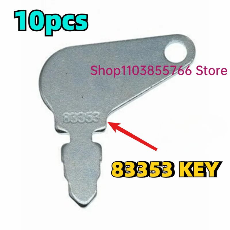 10 قطعة 83353 مفاتيح لإشعال ال - مراجعة Heavy Equipment Key Set وسعره