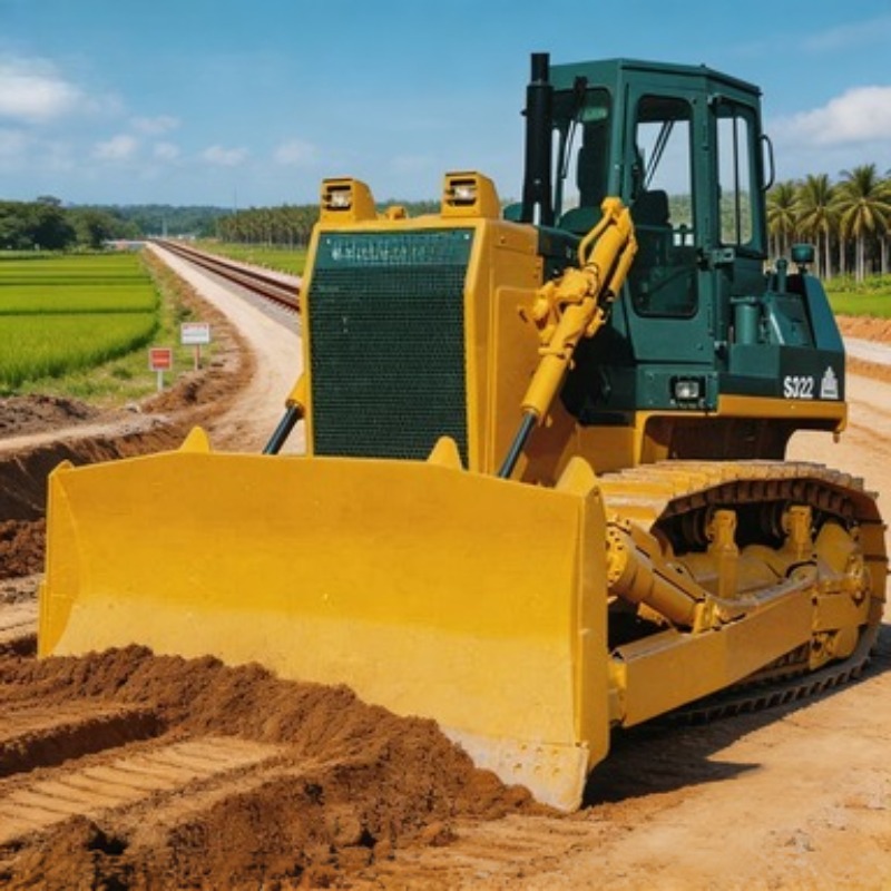 بلدوزر زاحف بقوة 220 حصان SD22 - مراجعة Heavy Equipment Bulldozer وسعره