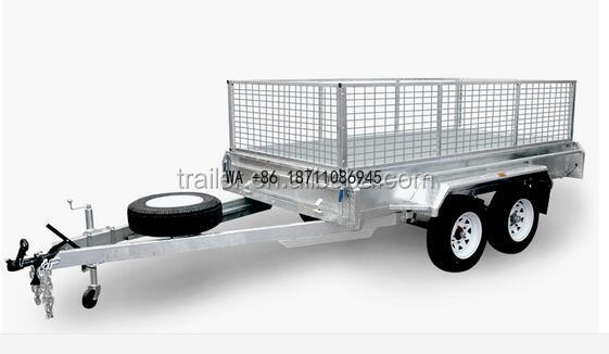 مقطورة صندوقية مجلفنة بالكامل  - مراجعة Heavy Equipment Trailer وسعره