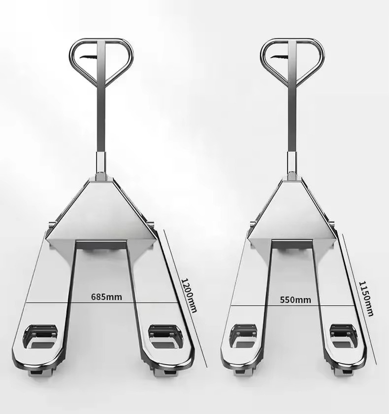 رافعة شوكية يدوية من الفولاذ ا - مراجعة Hand Pallet Truck وسعره