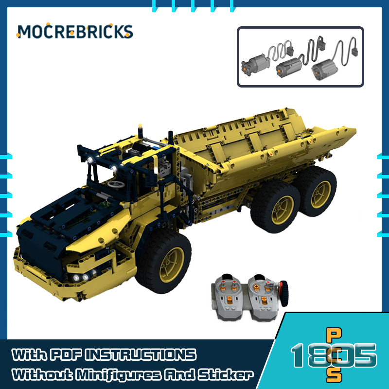 MOC الحضرية المتقدمة اللبنات ا - مراجعة Dump Truck Toy وسعره