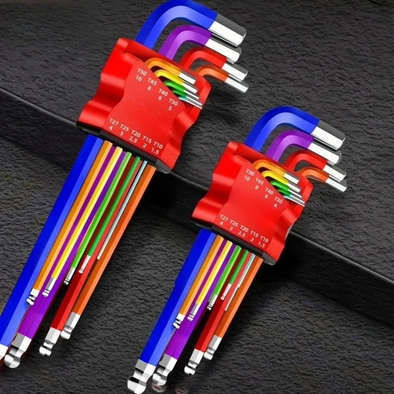 طقم مفاتيح سداسية صناعية 9 قطع - مراجعة Heavy Equipment Key Set وسعره