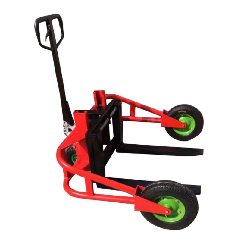 0158 رافعة يدوية للتضاريس الوع - مراجعة Hand Pallet Truck وسعره