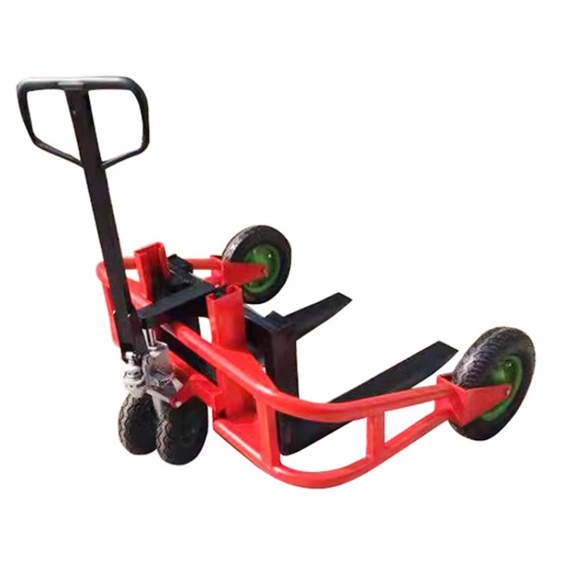 0158 رافعة يدوية للتضاريس الوع - مراجعة Hand Pallet Truck وسعره