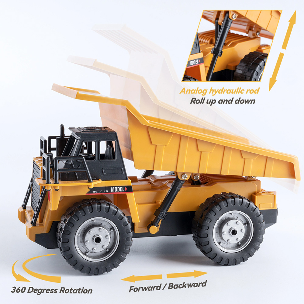 شاحنة قلابة RC مقياس 1:20 رباع - مراجعة Dump Truck Toy وسعره