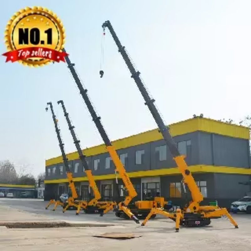 رافعة عنكبوتية هيدروليكية 8 طن - مراجعة Heavy Equipment Construction وسعره