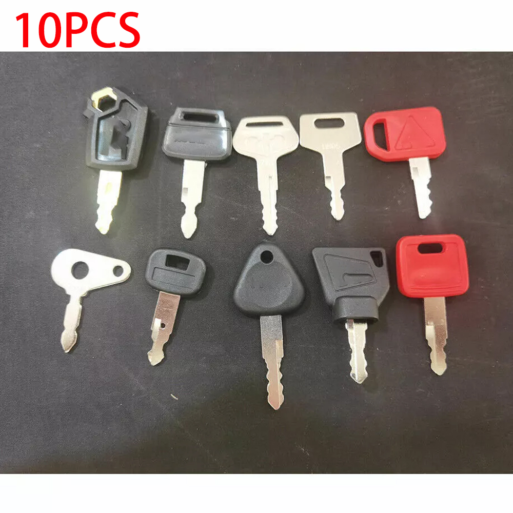 10 قطعة مجموعة الإشعال الرئيسي - مراجعة Heavy Equipment Key Set وسعره