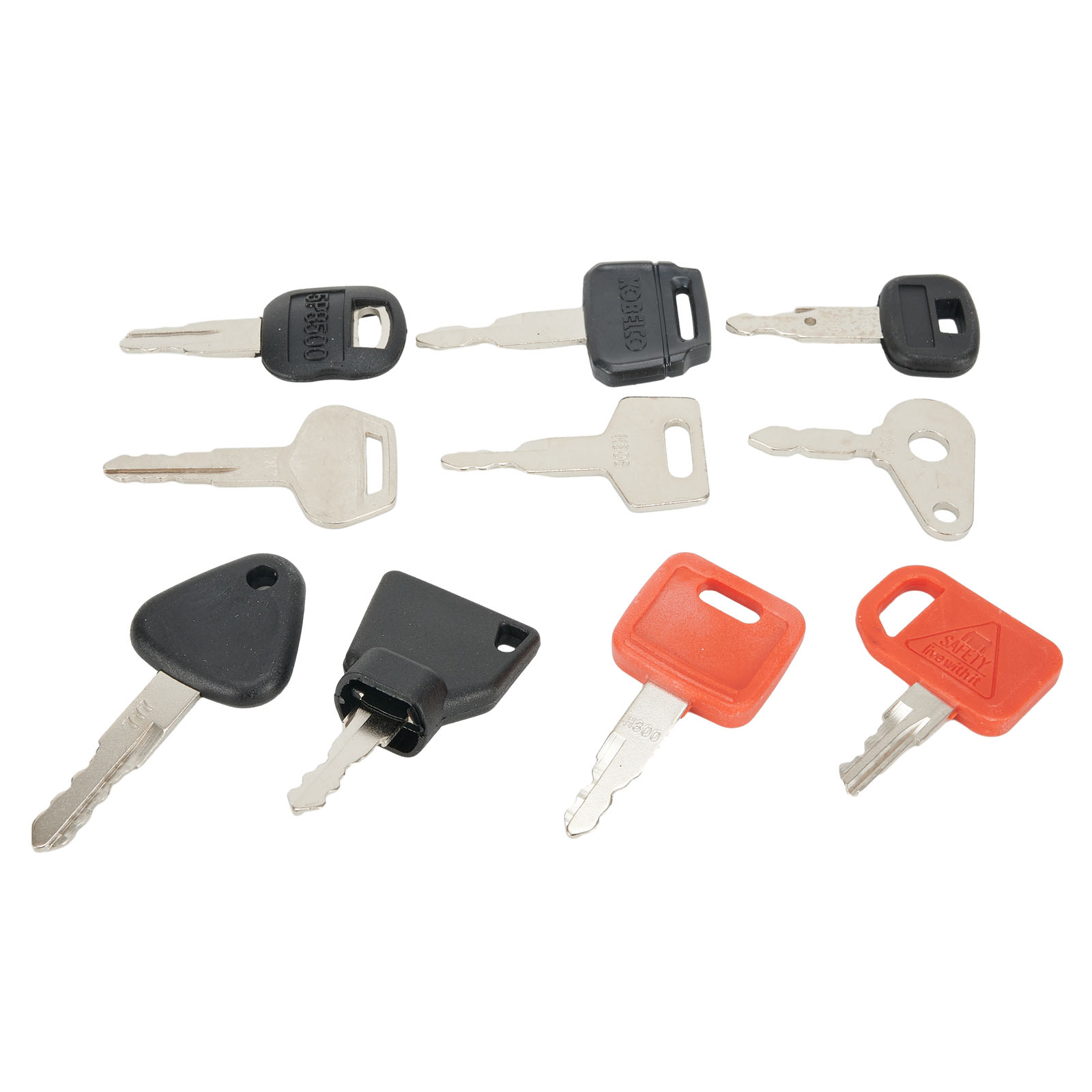 10 مفتاح مجموعة رئيسية مفتاح ا - مراجعة Heavy Equipment Key Set وسعره